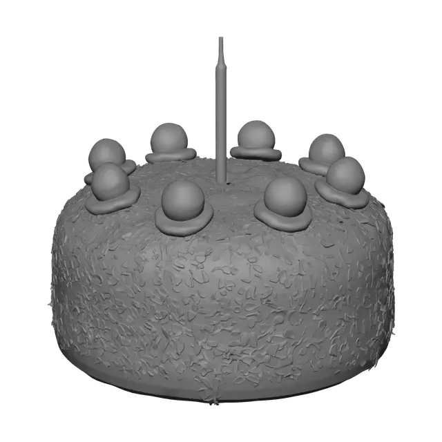 3D model for Low-Poly Portal Cake