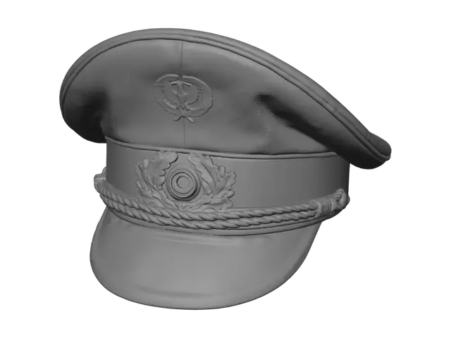 3D model for Naval officer cap