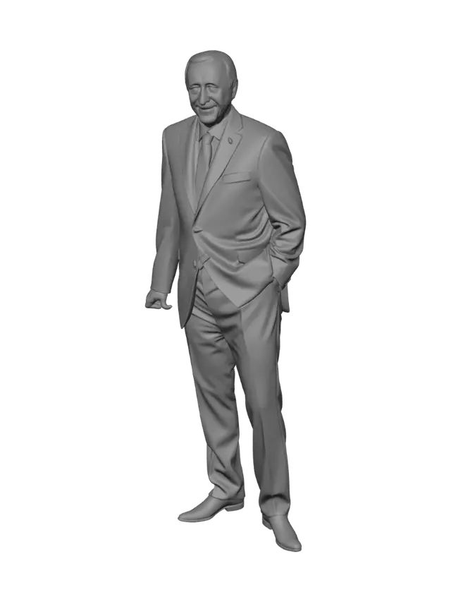 3D model for Formal Portrait of a Turkish Official