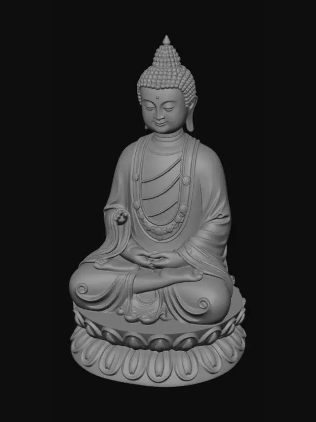 3D model for ブッダ 人物