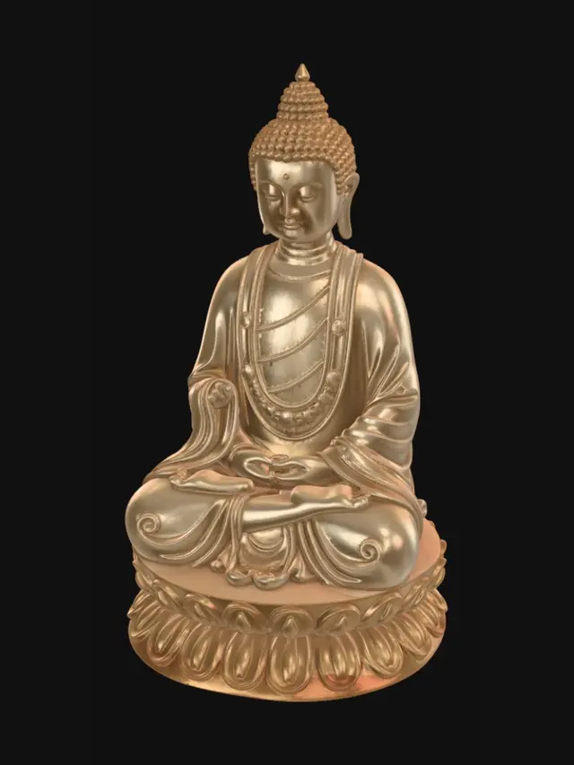 3D model for ブッダ 人物