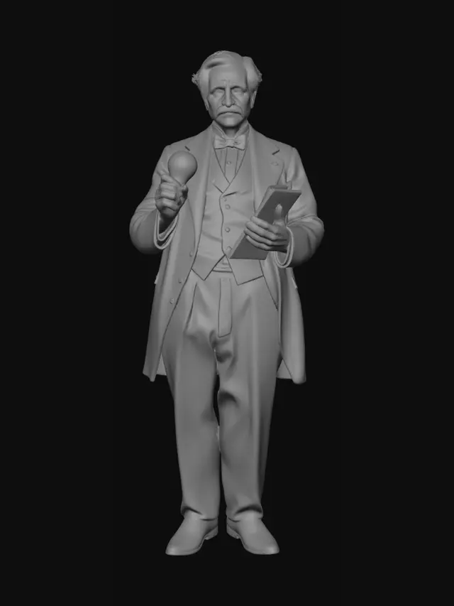 3D model for Realistic full body of Edison