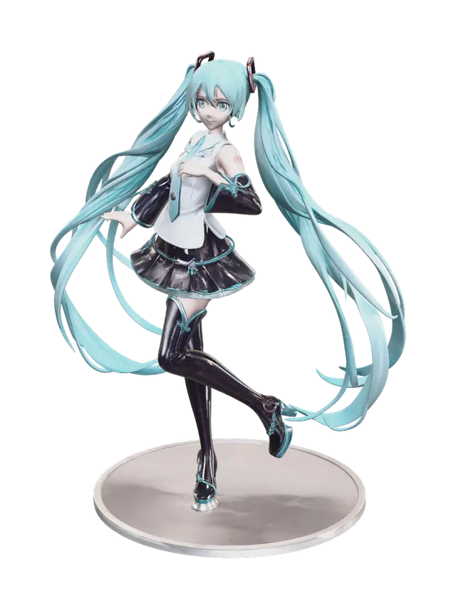 Stylized Hatsune Miku - Hatsunemiku 3D model, vytvořený pomocí AI