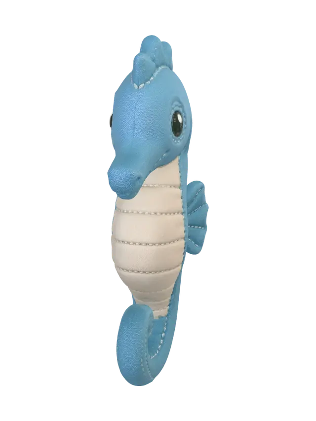 Blue Seahorse Plush - Vibe 3D model, vytvořený pomocí AI