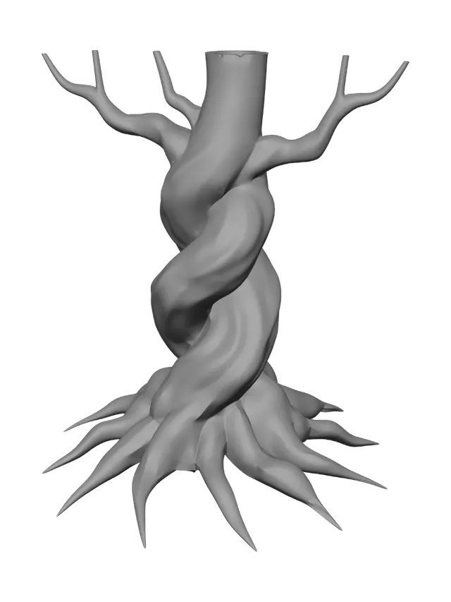 3D model for Luminous Spiral Tree