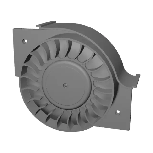 3D model for Plastic centrifugal fan impeller