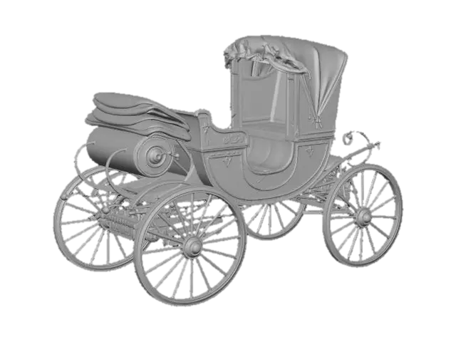3D model for a 19th century carriage