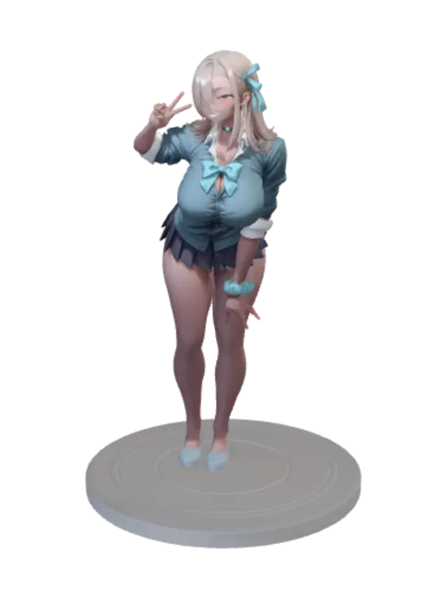 3D model for Azure Peace Sign