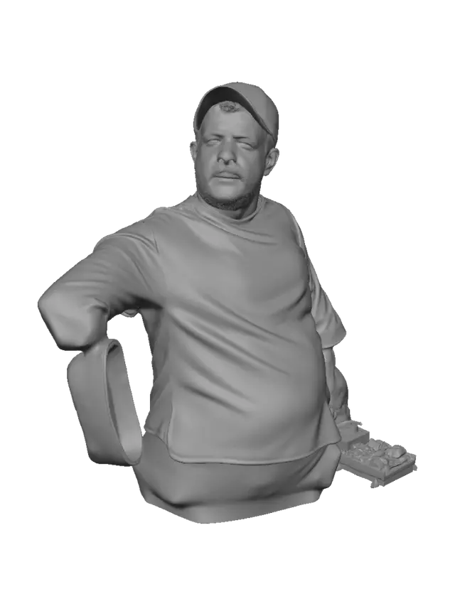 3D model for Selfie at the Street Market