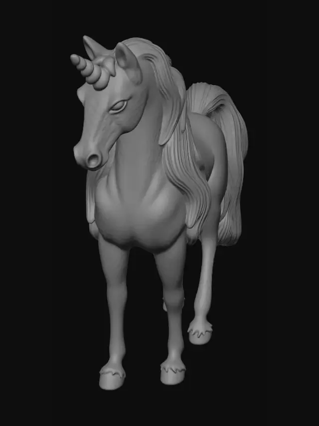 3D model for Cotton Candy Unicorn