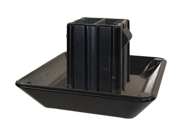 3D model for Black plastic connector