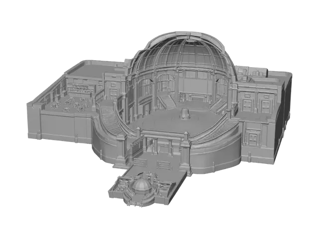 3D model for The Experiment Facility