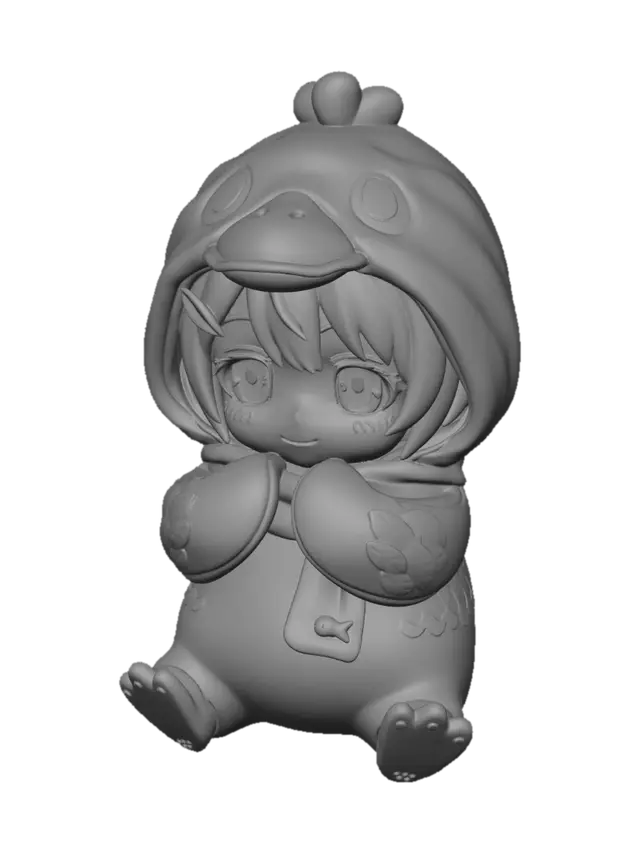 3D model for Quackling Cutie