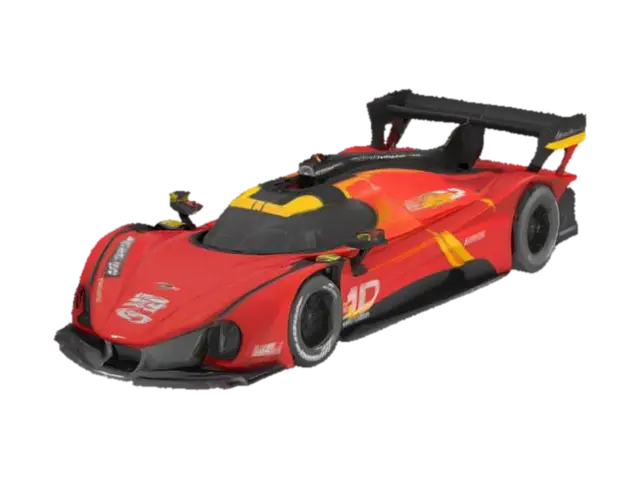 Race Car Elegance - Sportscar 3D model, vytvořený pomocí AI