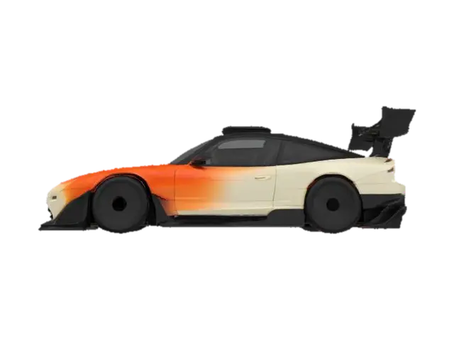 Drift Machine 3D model, vytvořený pomocí AI