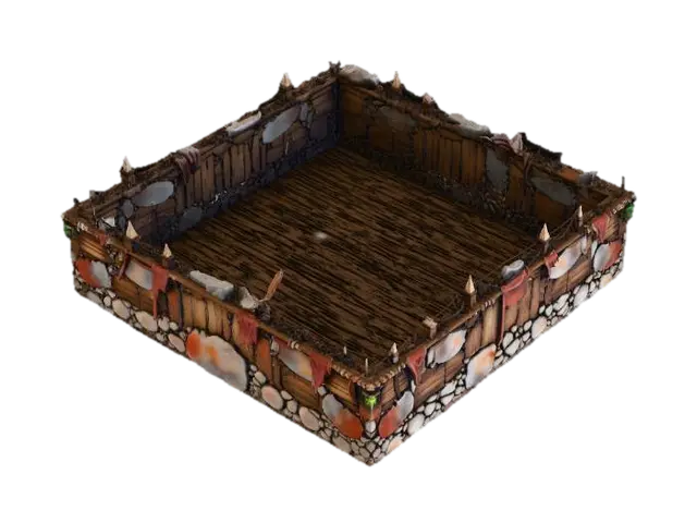 Wall - Materials 3D model, vytvořený pomocí AI