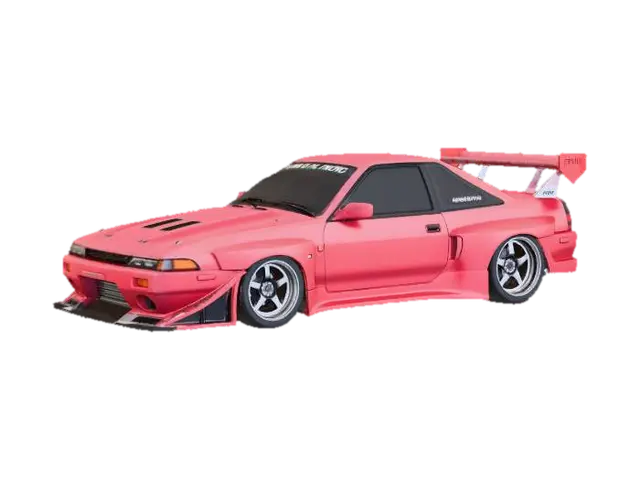 {"object":"Nissan 180SX (S13) widebody drift car, 1:8 scale","material":"FDM ASA;… - Stl 3D model, vytvořený pomocí AI