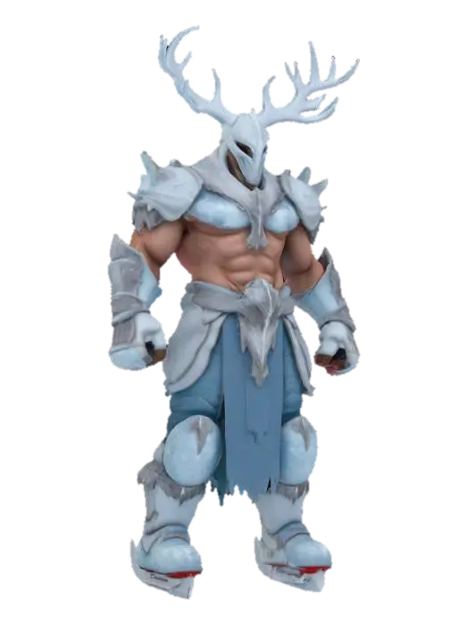 [Canada] Object: Frostborne Hockey Champion Material: Frosted steel, enchanted ice… 3D model, vytvořený pomocí AI