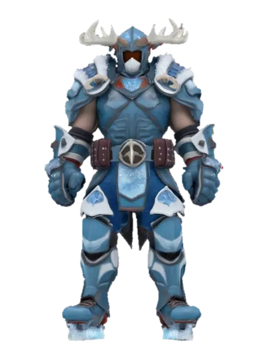 [Canada] Object: Frostborne Hockey Champion Material: Frosted steel, enchanted ice… 3D model, vytvořený pomocí AI
