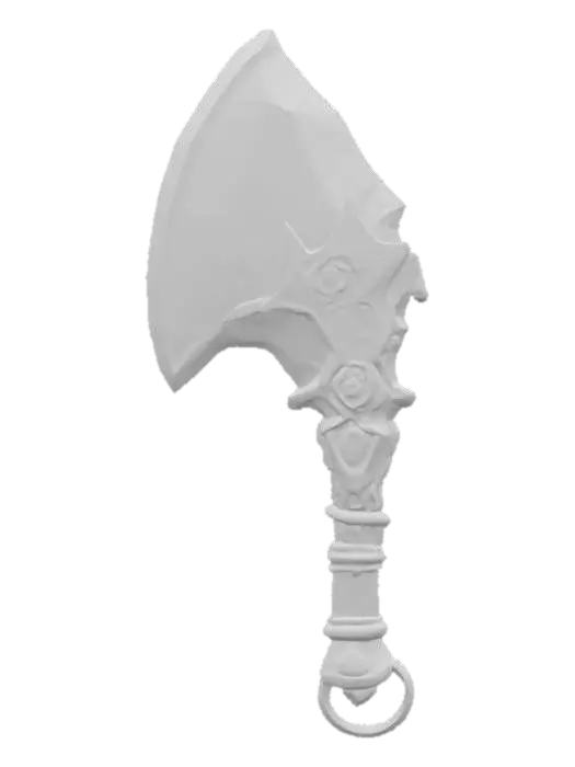 3D model for {
  "subject": "Magical Crystal Axe",
  "style": [
    "fantasy",
    "high-detail",
    "vibrant colors",
    "glowing elements",
    "PBR rendering"
  ],
  "material": [
    "translucent crystal blade",
    "ornate gold handle",
    "embedded runes"
  ],
  "details": [
    "irregular crystal shape",
    "glowing runes",
    "intricate carvings",
    "subtle magical particles"
  ],
  "purpose": {
    "context": "game asset",
    "genre": "fantasy RPG",
    "requirements": ["VR-ready", "HDR", "8K"]
  },
  "texture": {
    "description": "PBR textures with soft blue glow and reflective highlights",
    "mapping": "low-poly UV for real-time rendering"
  }
}
