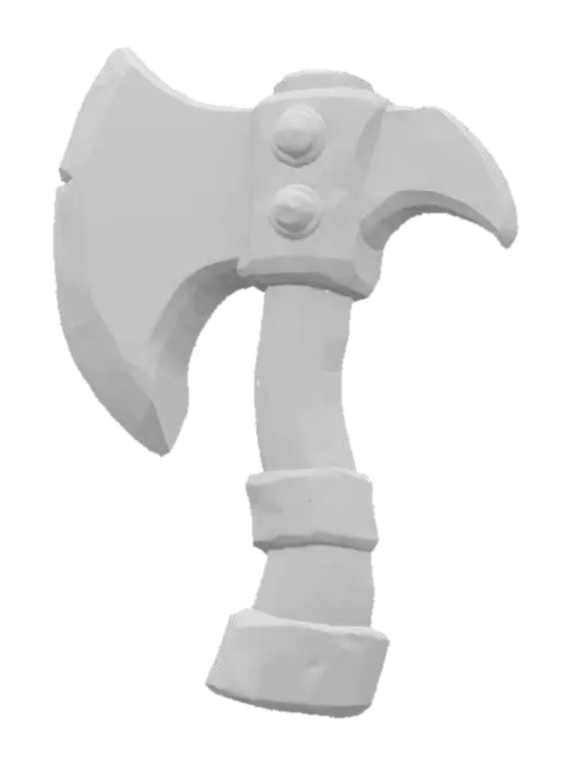 3D model for Battle Axe Blaze