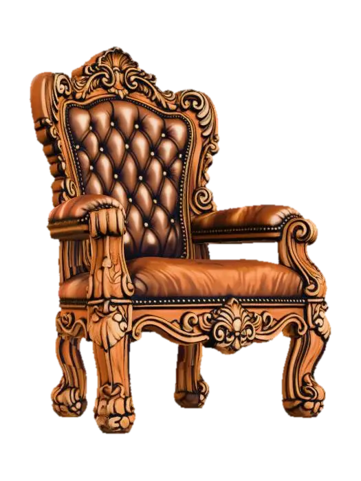 Test Chair 1 3D model, vytvořený pomocí AI