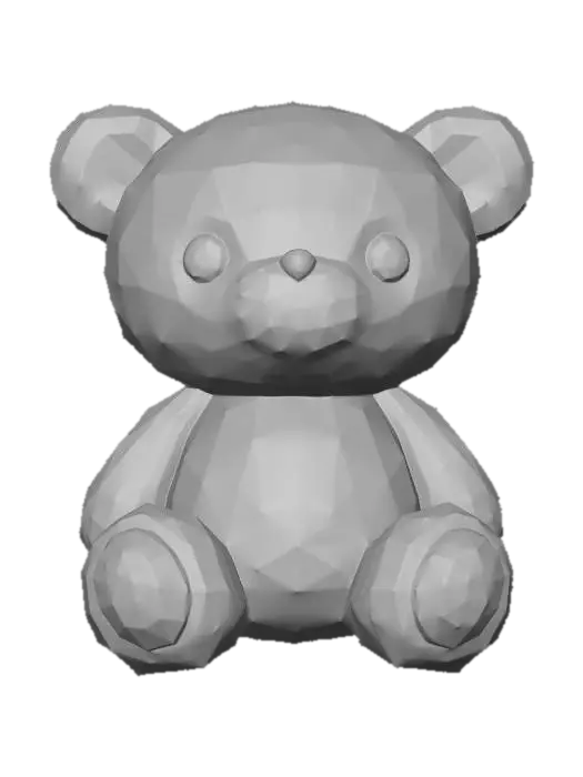 3D model for Half-and-Half Bear