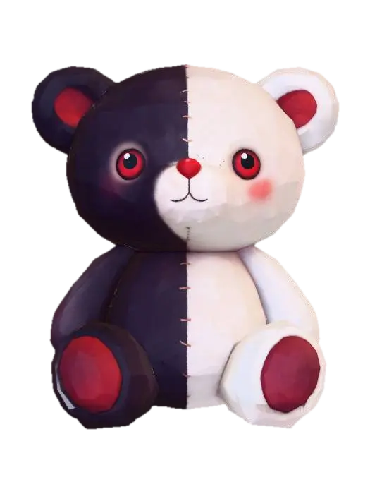 3D model for Half-and-Half Bear