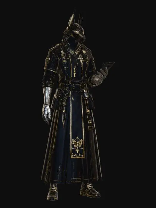 3D model for Golden Anubis Archivist