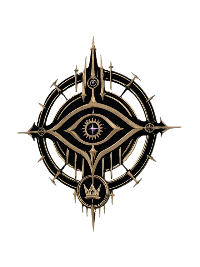 3D model for Crowned Eye Sigil