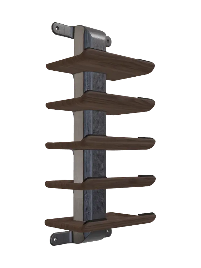 Ladder shelf - Rack 3D model, vytvořený pomocí AI