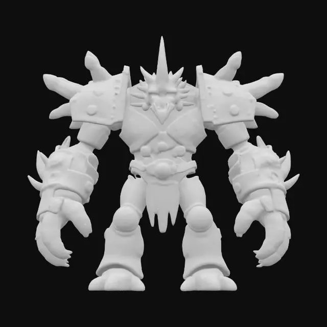 3D model for [Canada]
Object: Shattered Totem Colossus
Material: Splintered ancient wood, rusted iron bands, cracked digital runestones
Shape/Form: Hulking golem stitched together from broken totem poles and magnetic scrap metal
Color Scheme: Decayed wood browns, iron grey, faint flickers of lost neon colors
Texture Details: Splintered and rotten textures, oxidized metal corrosion, fractured holographic runes
Style: Ruined tribal mech fantasy
Environment/Use Context (optional): Rampaging through desolated spirit grounds during the collapse of the northern frontier
Reference Models (optional): Combines ruined forest guardian myths with post-collapse robotics
 #AroundTheWorld#