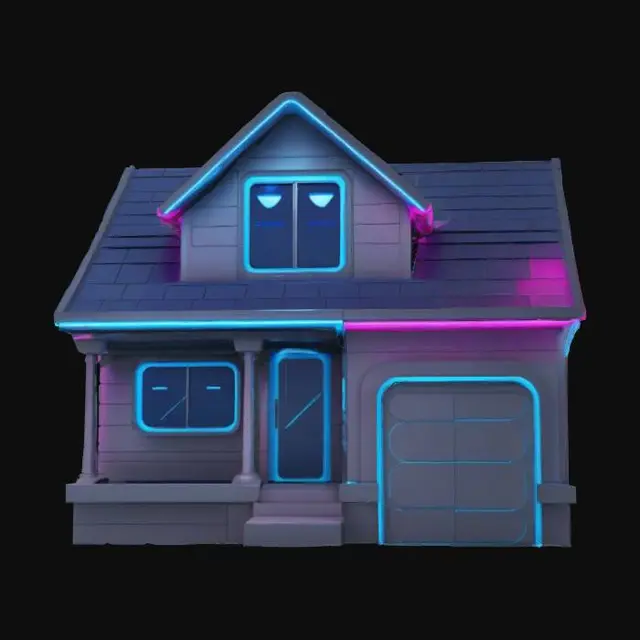 3D model for Neon House