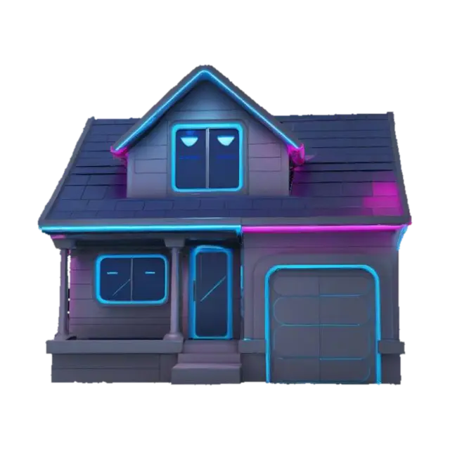 3D model for Neon House