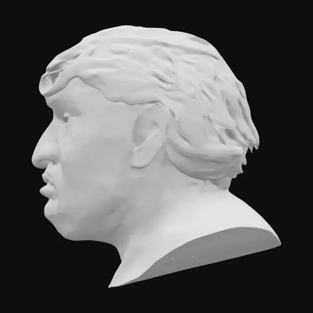 3D model for Contemplative Sketch, #SketchTo3D#Artist: Ryder Anderson