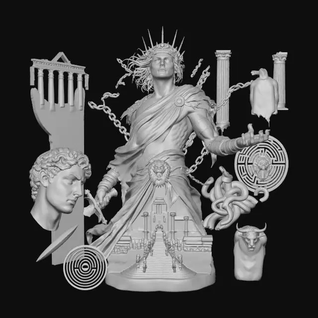 3D model for Crown of Chains