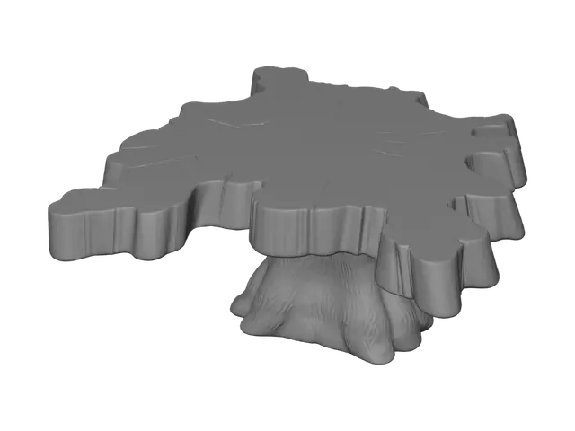 3D model for Crimson Maple Table