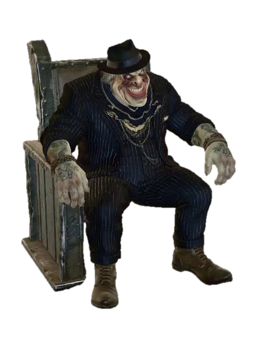 the sad boss - Badguy 3D model, vytvořený pomocí AI