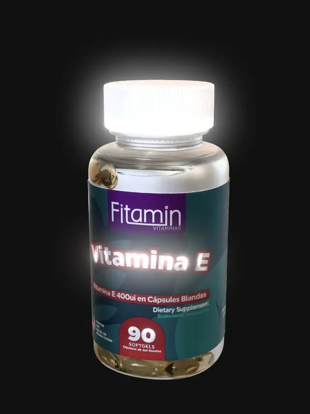 3D model for Vitamin E Softgels Bottle