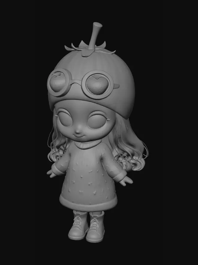 3D model for Strawberry Daydream