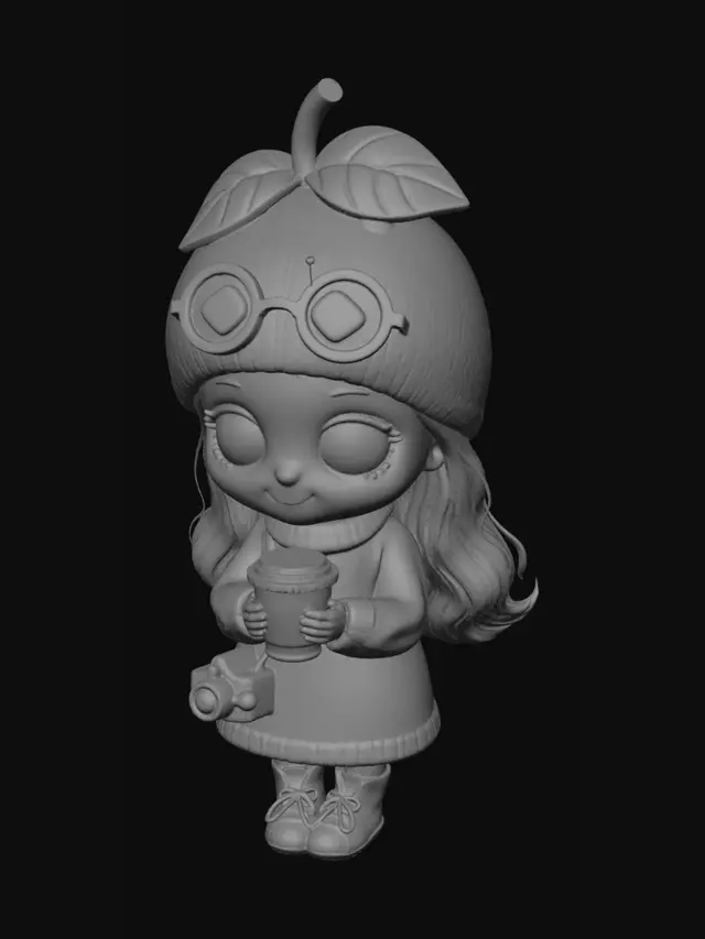 3D model for Pumpkin Latte Princess