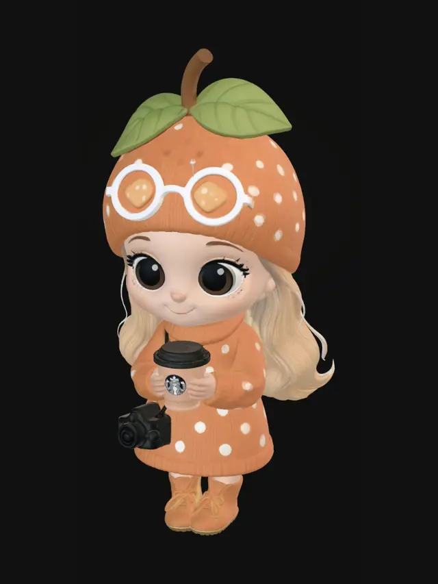 3D model for Pumpkin Latte Princess