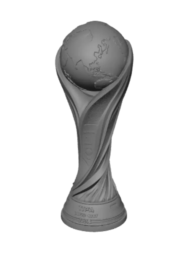 3D model for Golden FIFA World Cup Trophy 2026