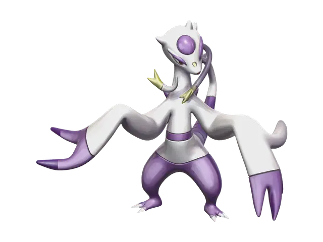 3D model for Low-Poly Mienfoo Evolution