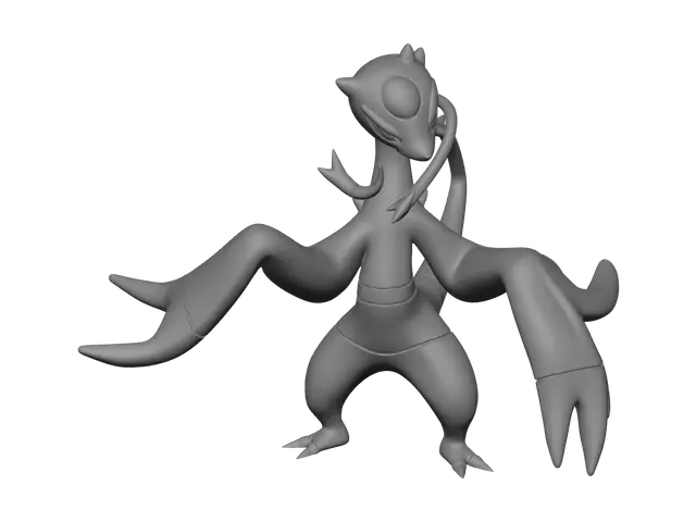 3D model for Low-Poly Mienfoo Evolution