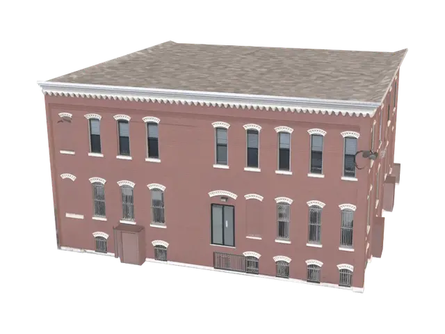 American Merchant Marine Library Ass Building - Harbor 3D model, vytvořený pomocí AI