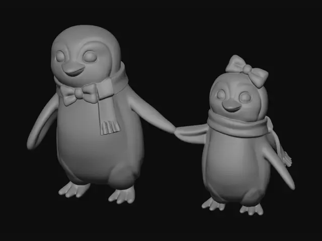 3D model for Penguin Friends