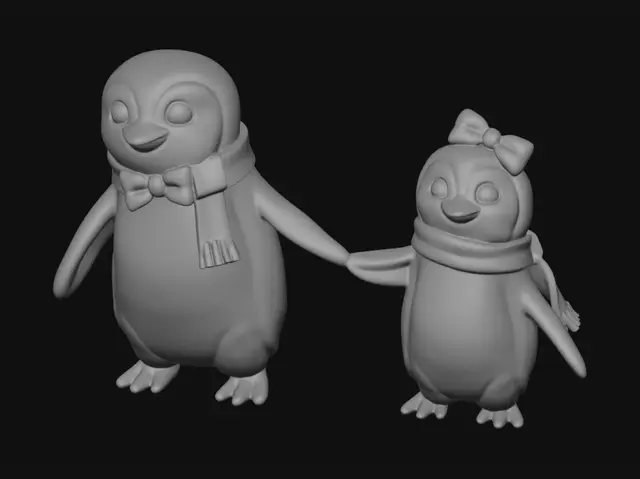 3D model for Penguin Friends