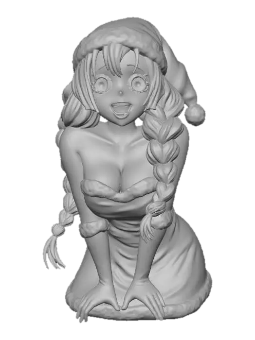 3D model for #Christmas2025#, Mitsuri Christmas Demon Slayer