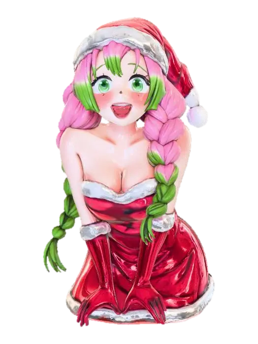 3D model for #Christmas2025#, Mitsuri Christmas Demon Slayer